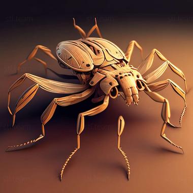 3D модель Ixodes andinus (STL)